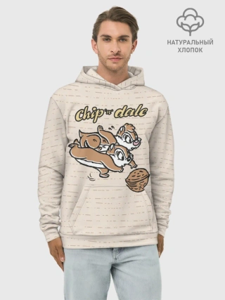 Худи мужской база хлопок / Chip n Dale