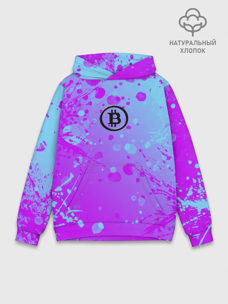 Худи мужской база хлопок / Bitcoin