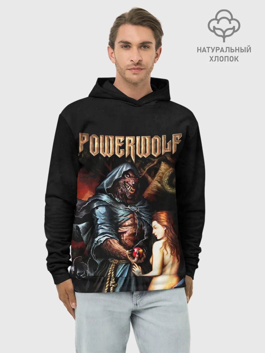 Худи мужской база хлопок / Powerwolf