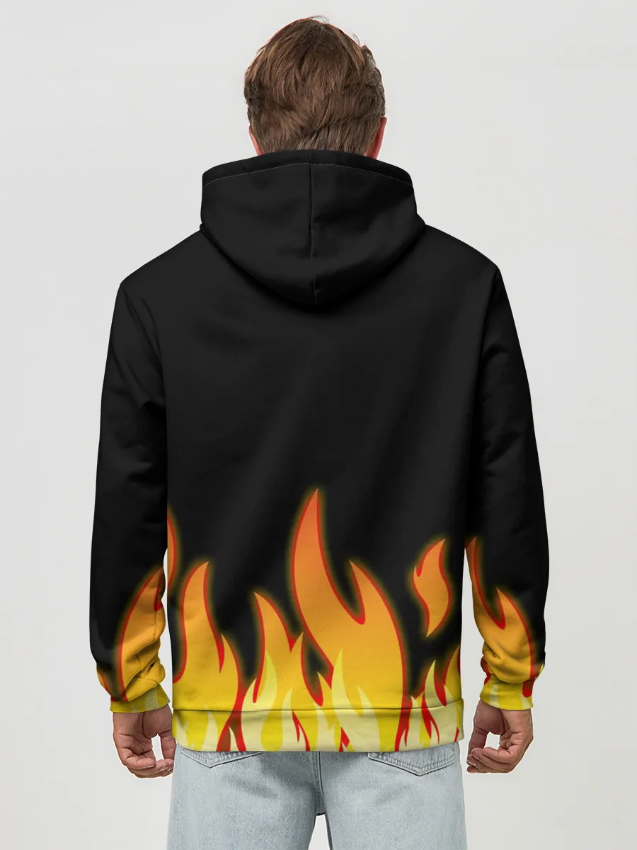 Худи мужской база хлопок / VALHEIM косплей с бородой