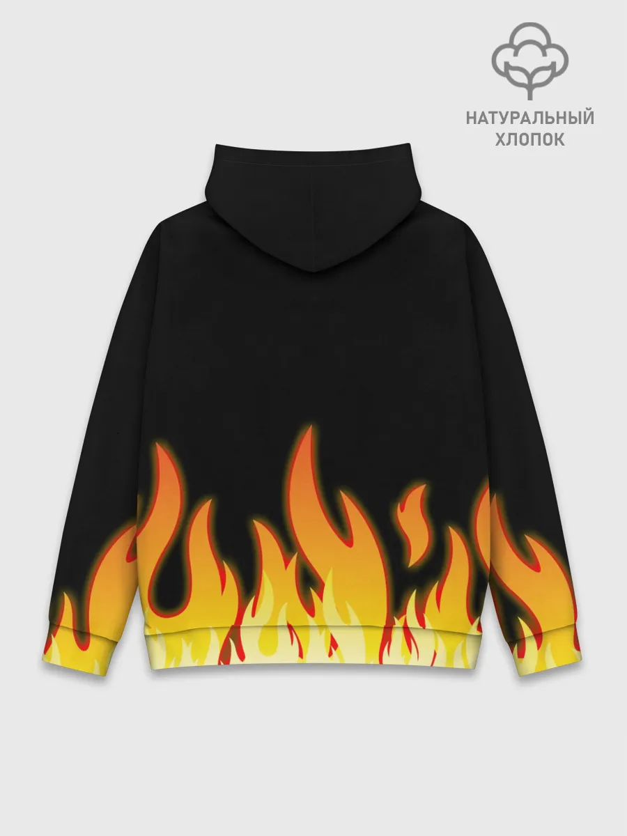 Худи мужской база хлопок / VALHEIM косплей с бородой