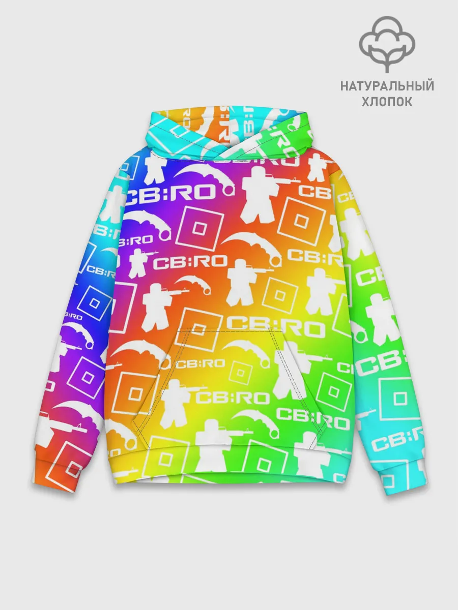 Худи мужской база хлопок / COUNTER BLOX