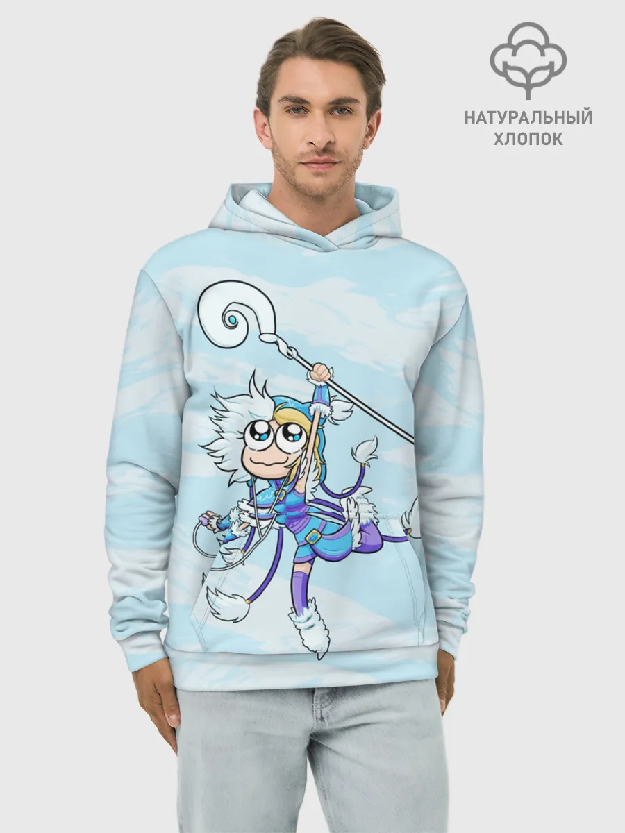 Худи мужской база хлопок / Снежный танец | Dota 2