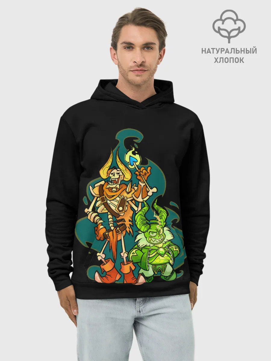 Худи мужской база хлопок / Опасная парочка | Dota 2