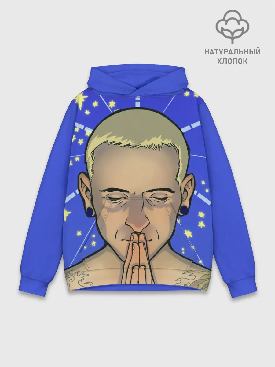 Худи мужской база хлопок / Chester Bennington