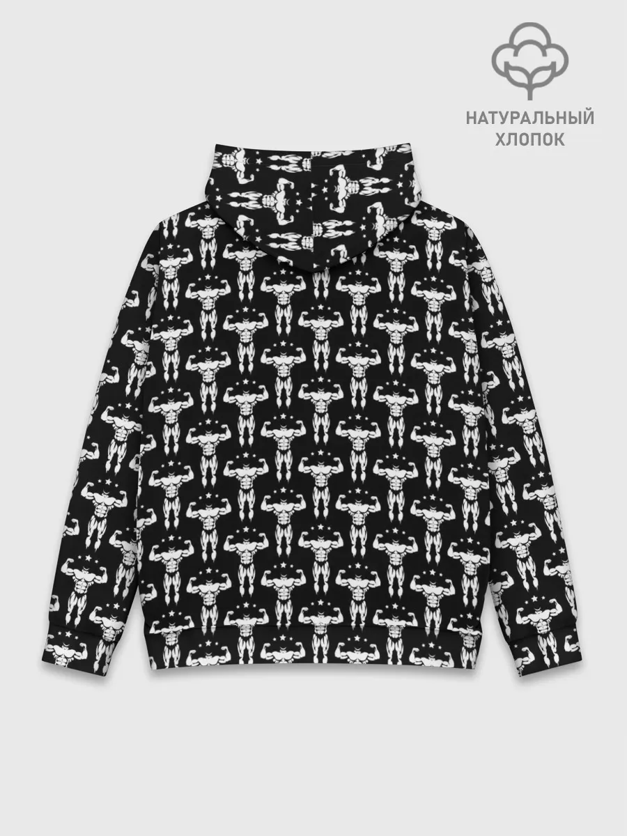 Худи мужской база хлопок / Фитнес