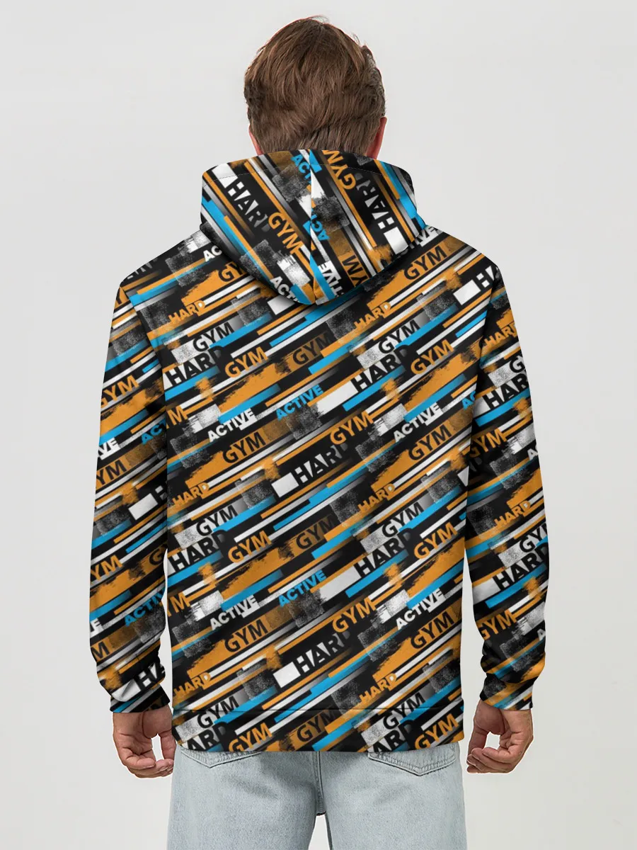 Худи мужской база хлопок / Fitness