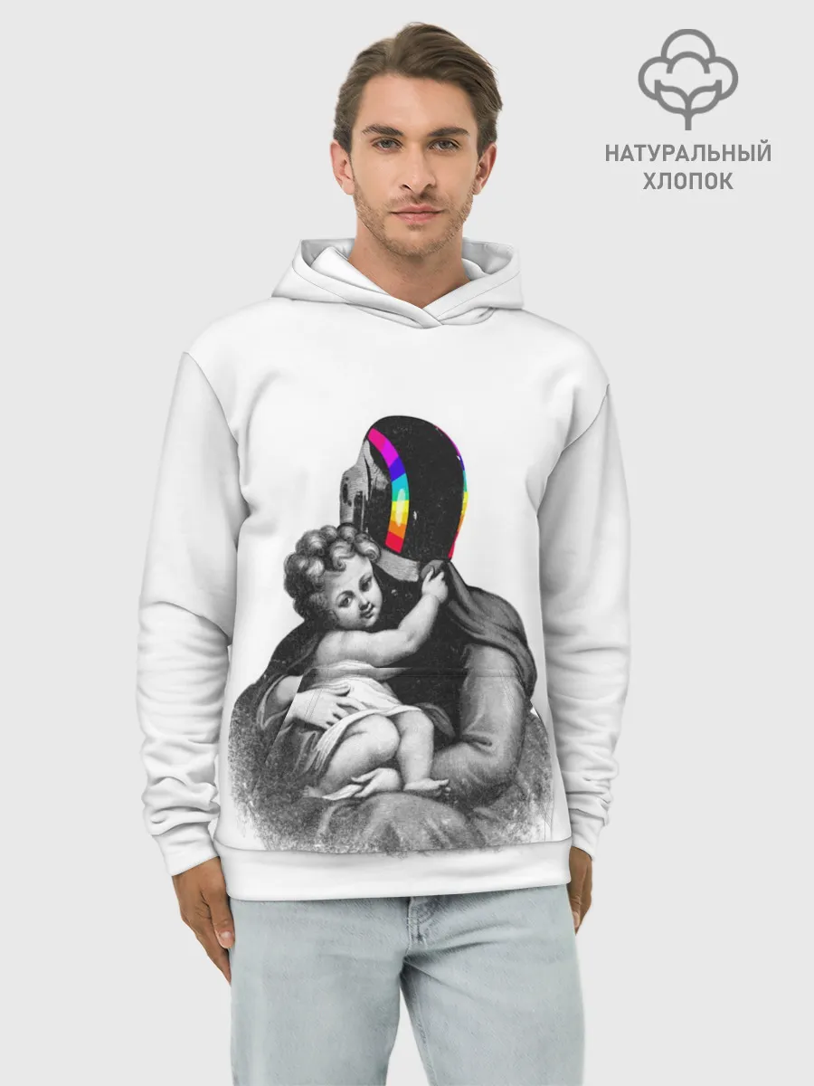 Худи мужской база хлопок / Daft Punk