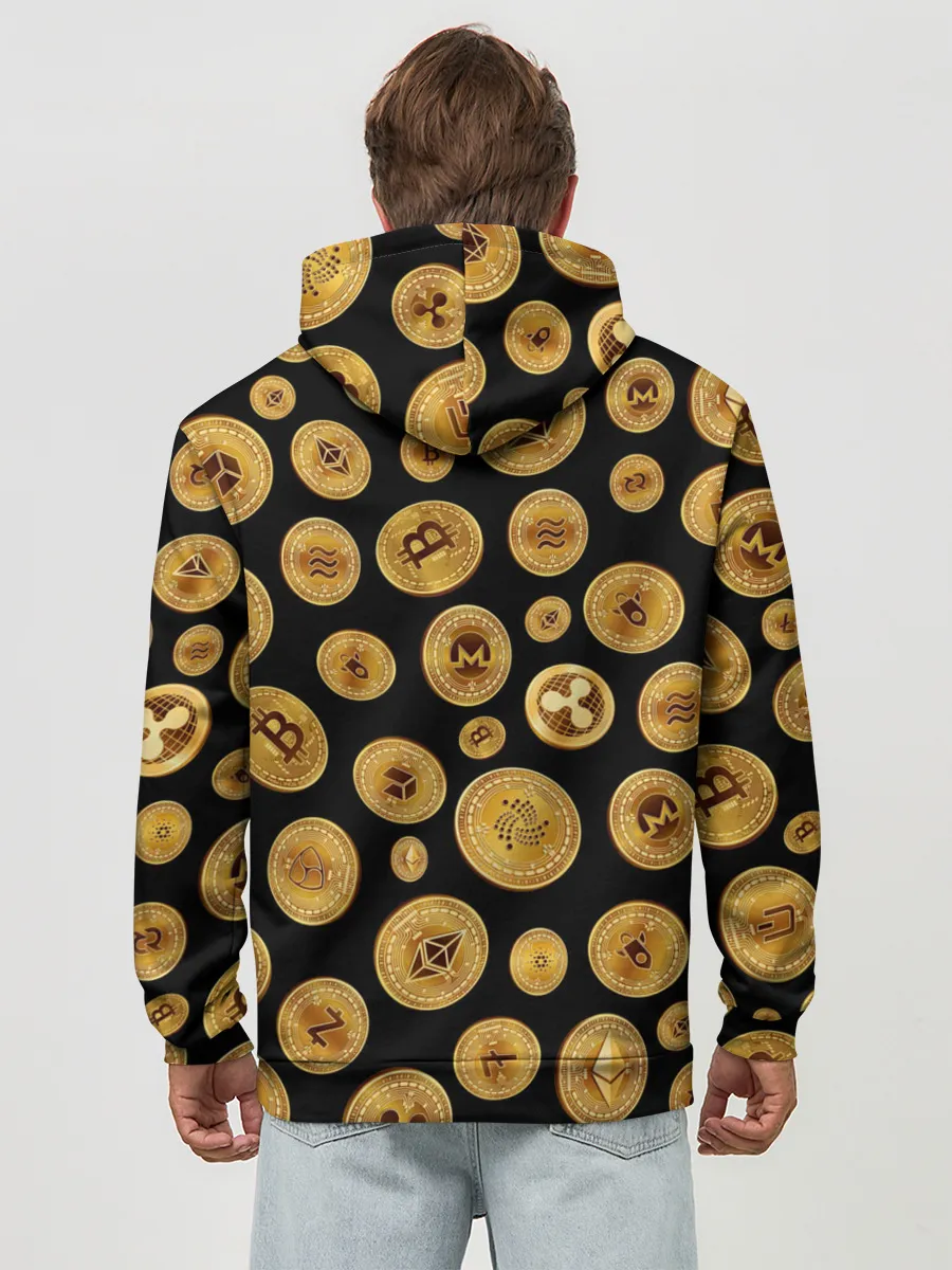 Худи мужской база хлопок / CRYPTOCURRENCY | КРИПТОВАЛЮТА
