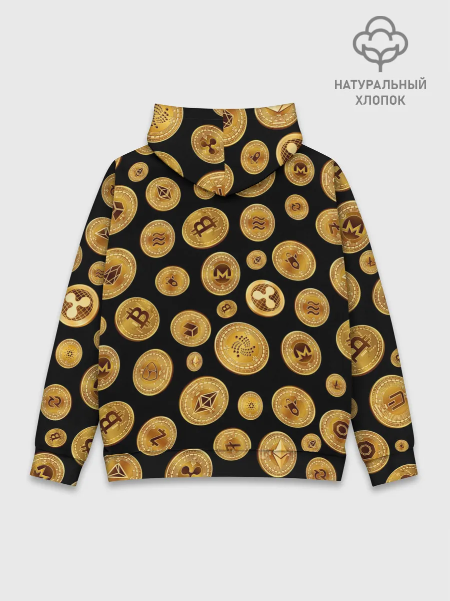 Худи мужской база хлопок / CRYPTOCURRENCY | КРИПТОВАЛЮТА