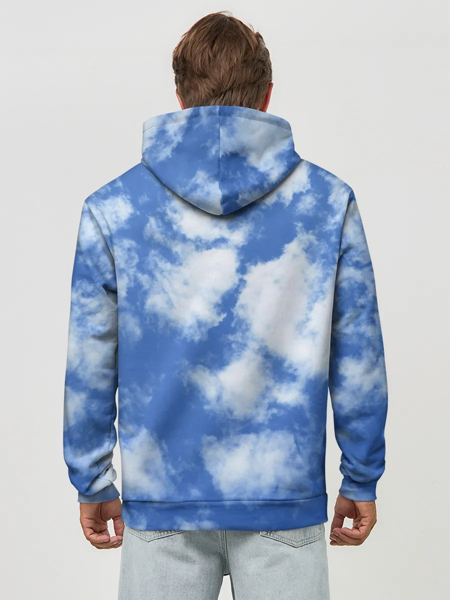 Худи мужской база хлопок / ОБЛАКА