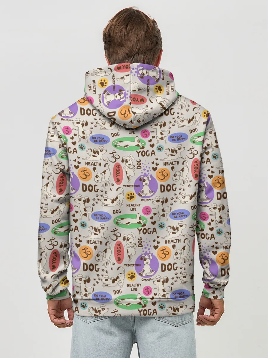 Худи мужской база хлопок / Йога