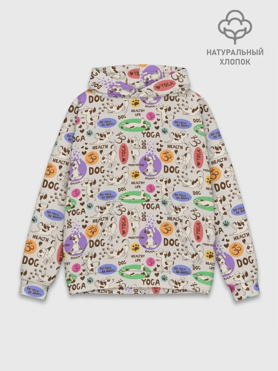 Худи мужской база хлопок / Йога