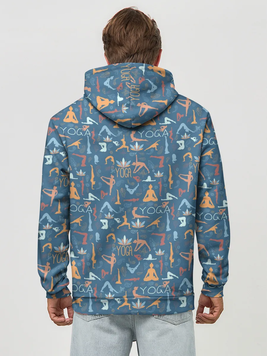 Худи мужской база хлопок / Йога