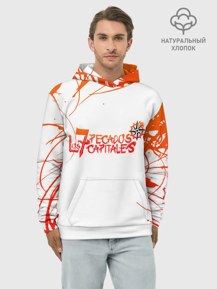 Худи мужской база хлопок / Nanatsu no Taizai logo