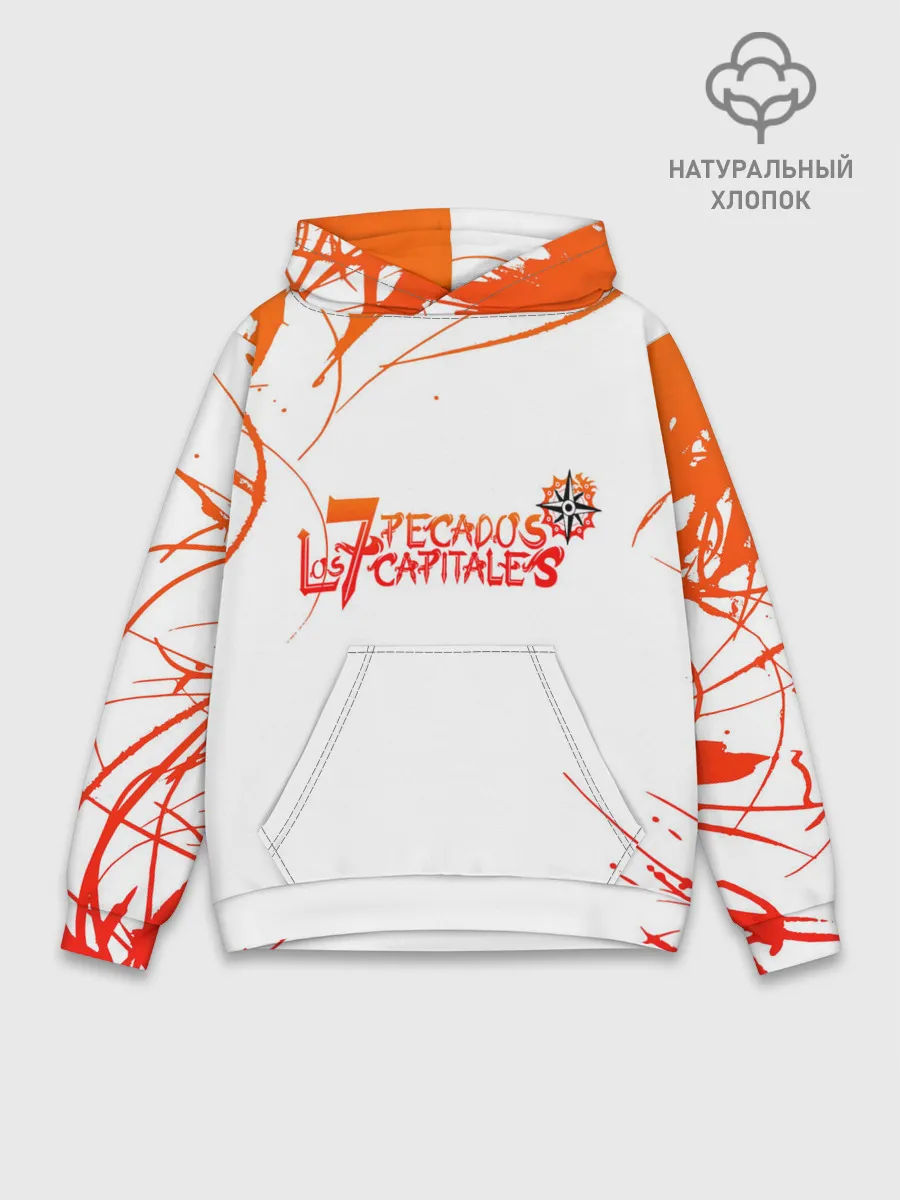 Худи мужской база хлопок / Nanatsu no Taizai logo