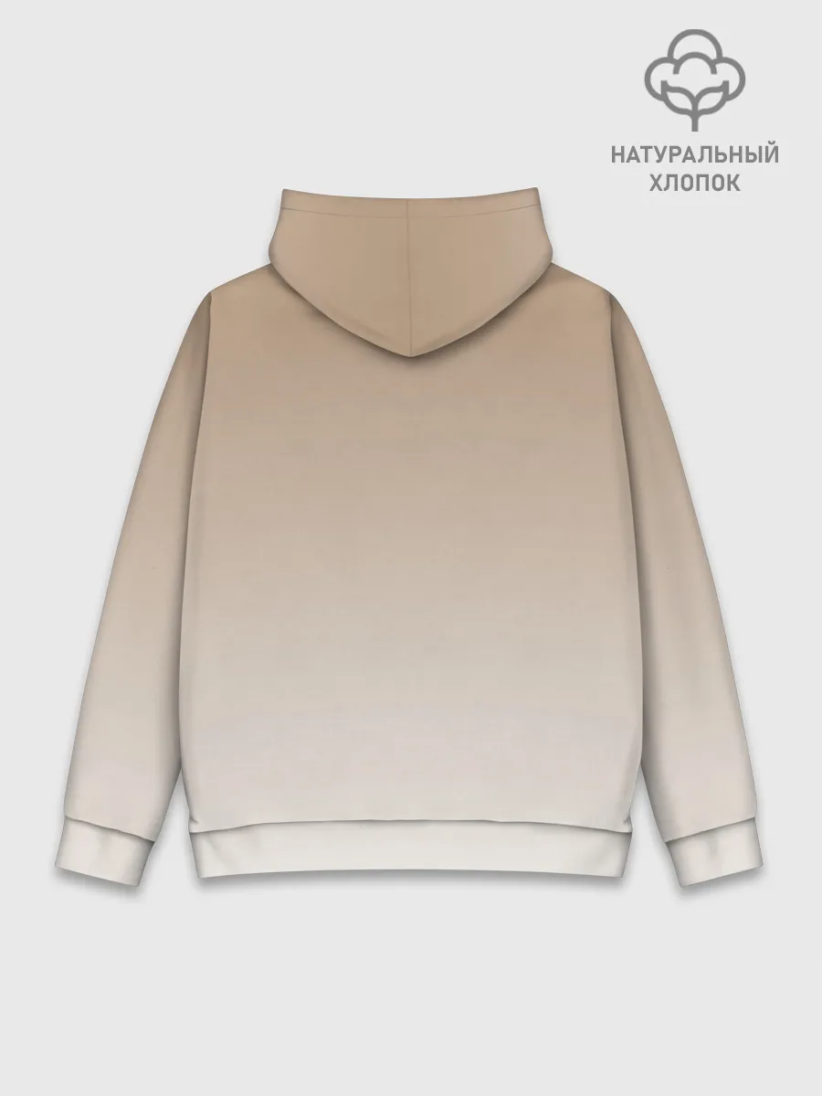 Худи мужской база хлопок / сова котик аниме