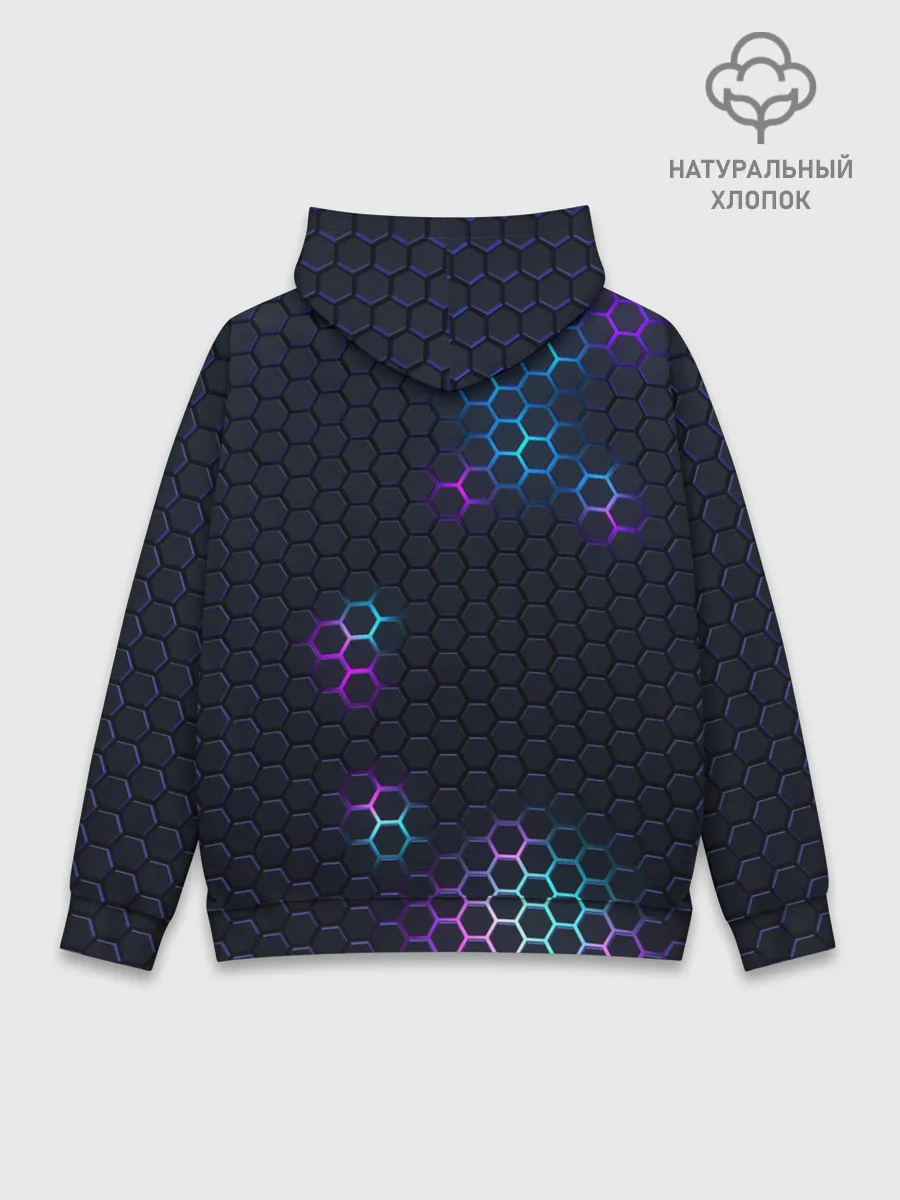 Худи мужской база хлопок / НЕОНОВАЯ БРОНЯ | НЕО БРОНЯ