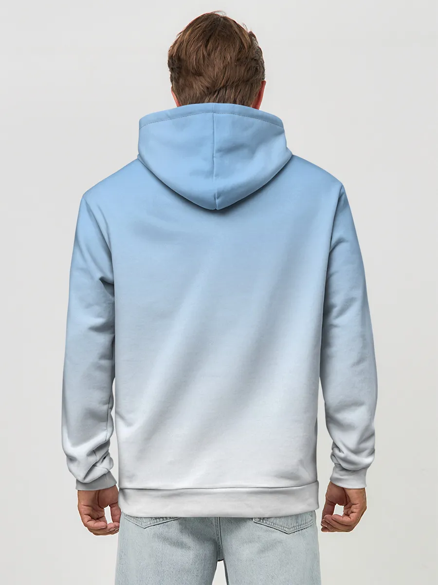 Худи мужской база хлопок / собака в очках