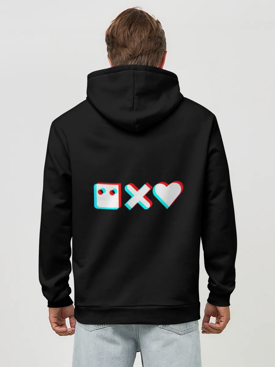 Худи мужской база хлопок / Любовь, смерть и роботы