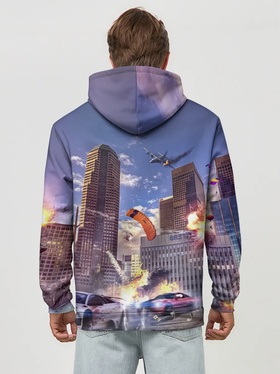 Худи мужской база хлопок / ЭКШЕН Grand Theft Auto V