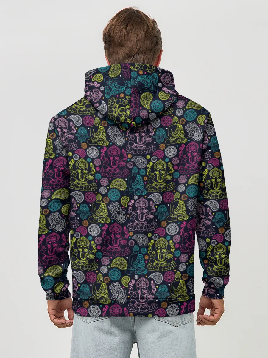 Худи мужской база хлопок / Йога