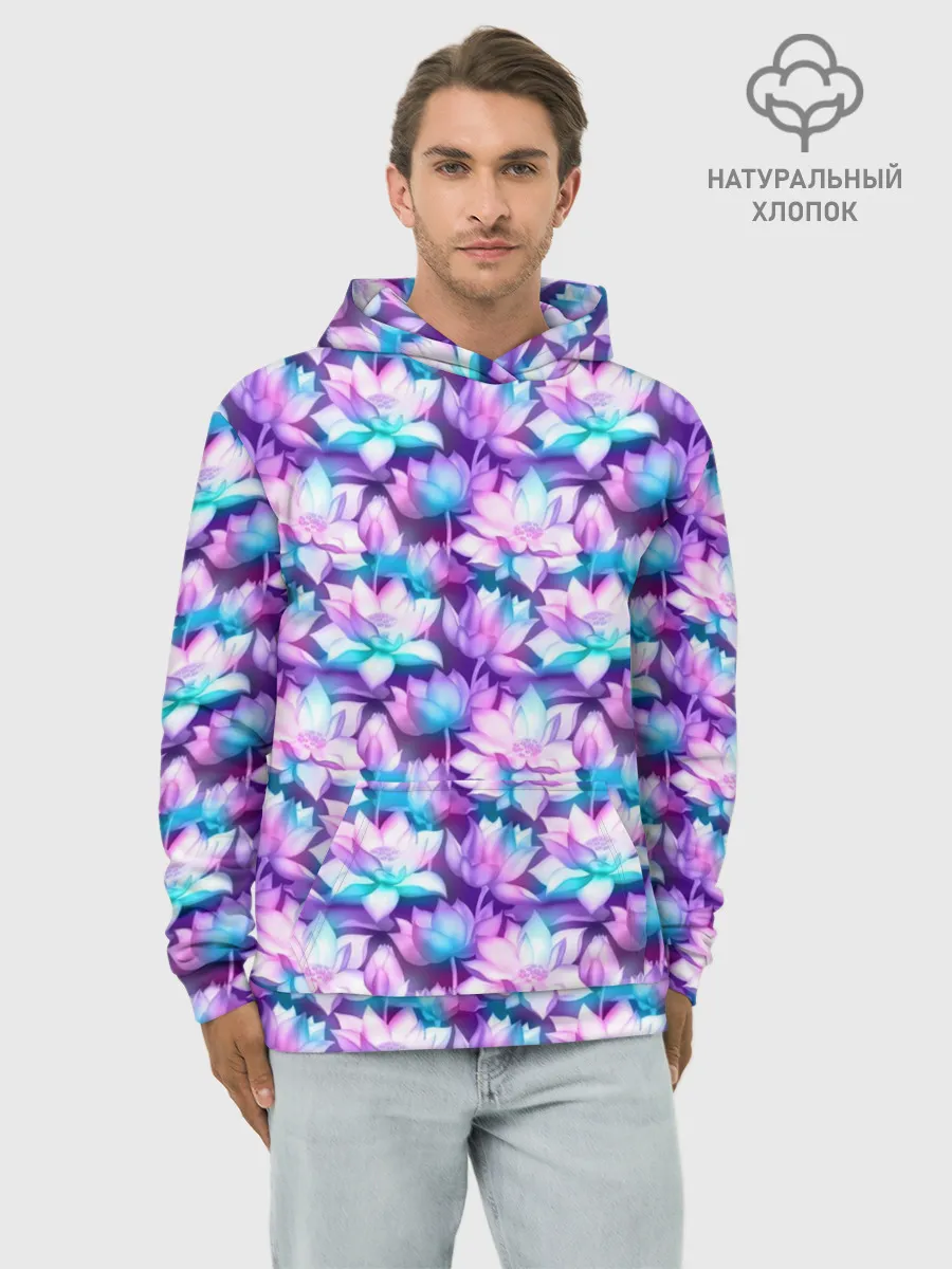 Худи мужской база хлопок / Лотос