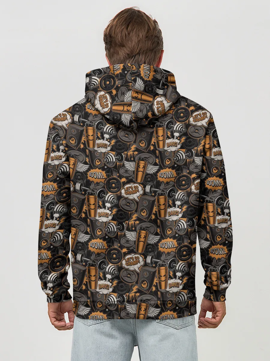 Худи мужской база хлопок / Качалка