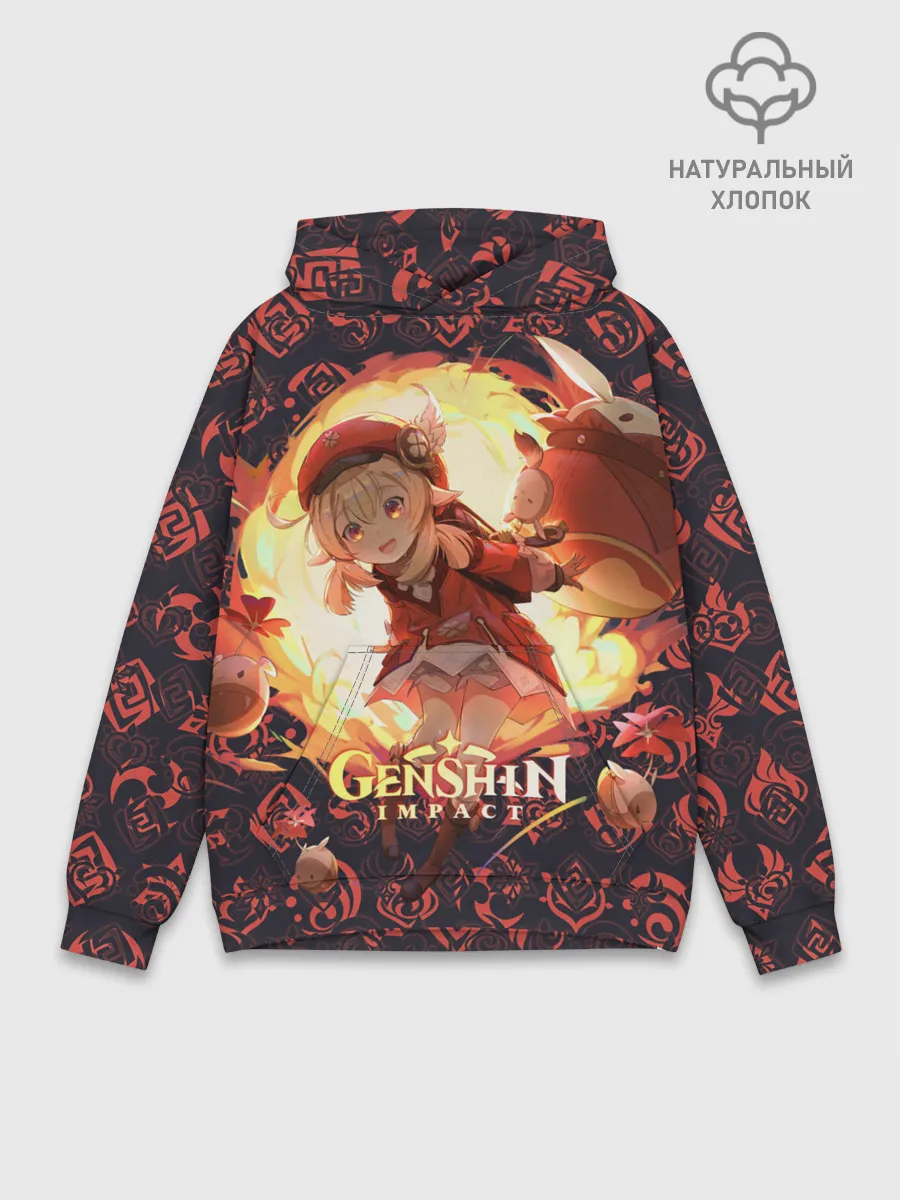 Худи мужской база хлопок / Genshin Impact