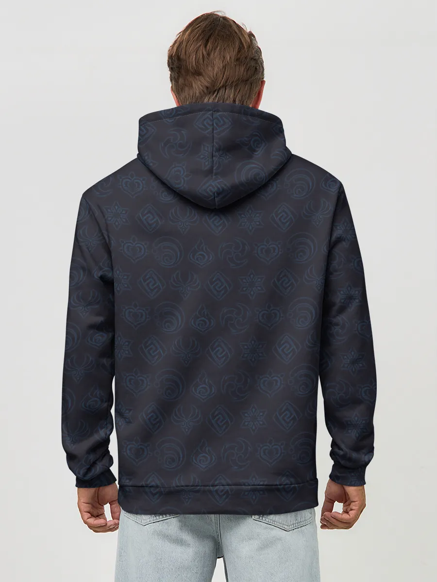 Худи мужской база хлопок / Genshin Impact