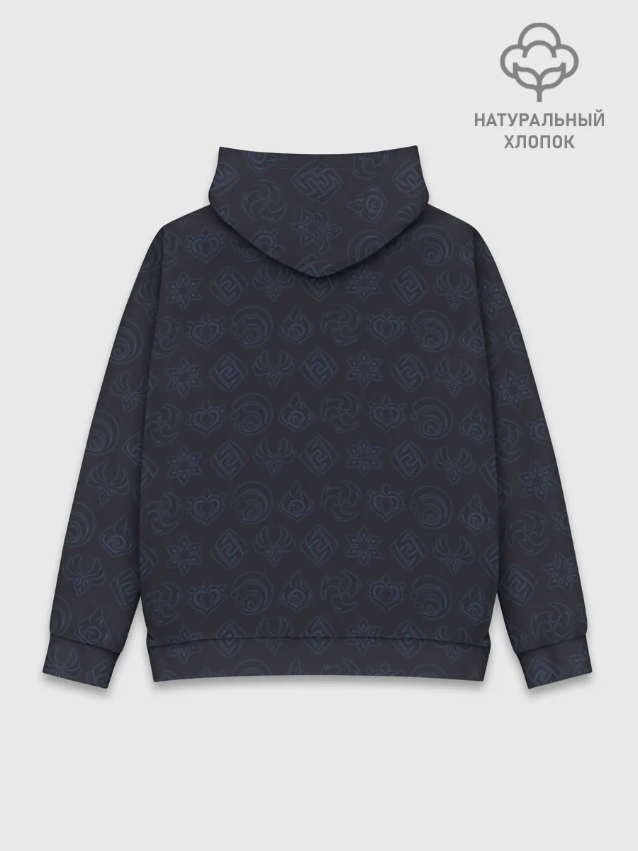 Худи мужской база хлопок / Genshin Impact