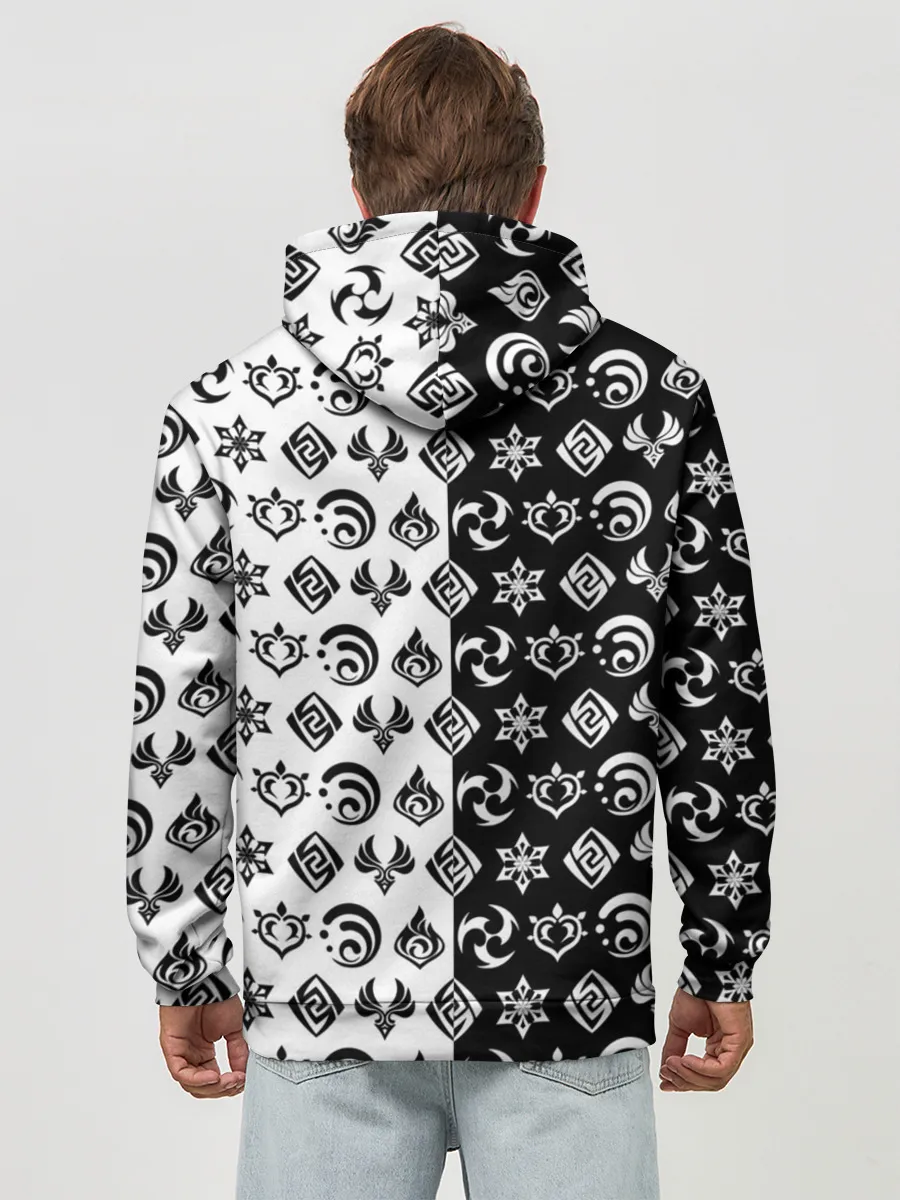 Худи мужской база хлопок / Genshin Impact