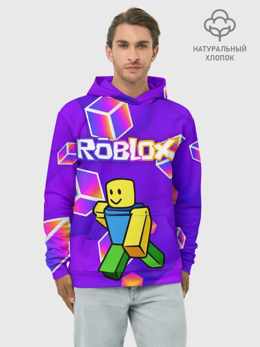 Худи мужской база хлопок / ROBLOX КУБЫ