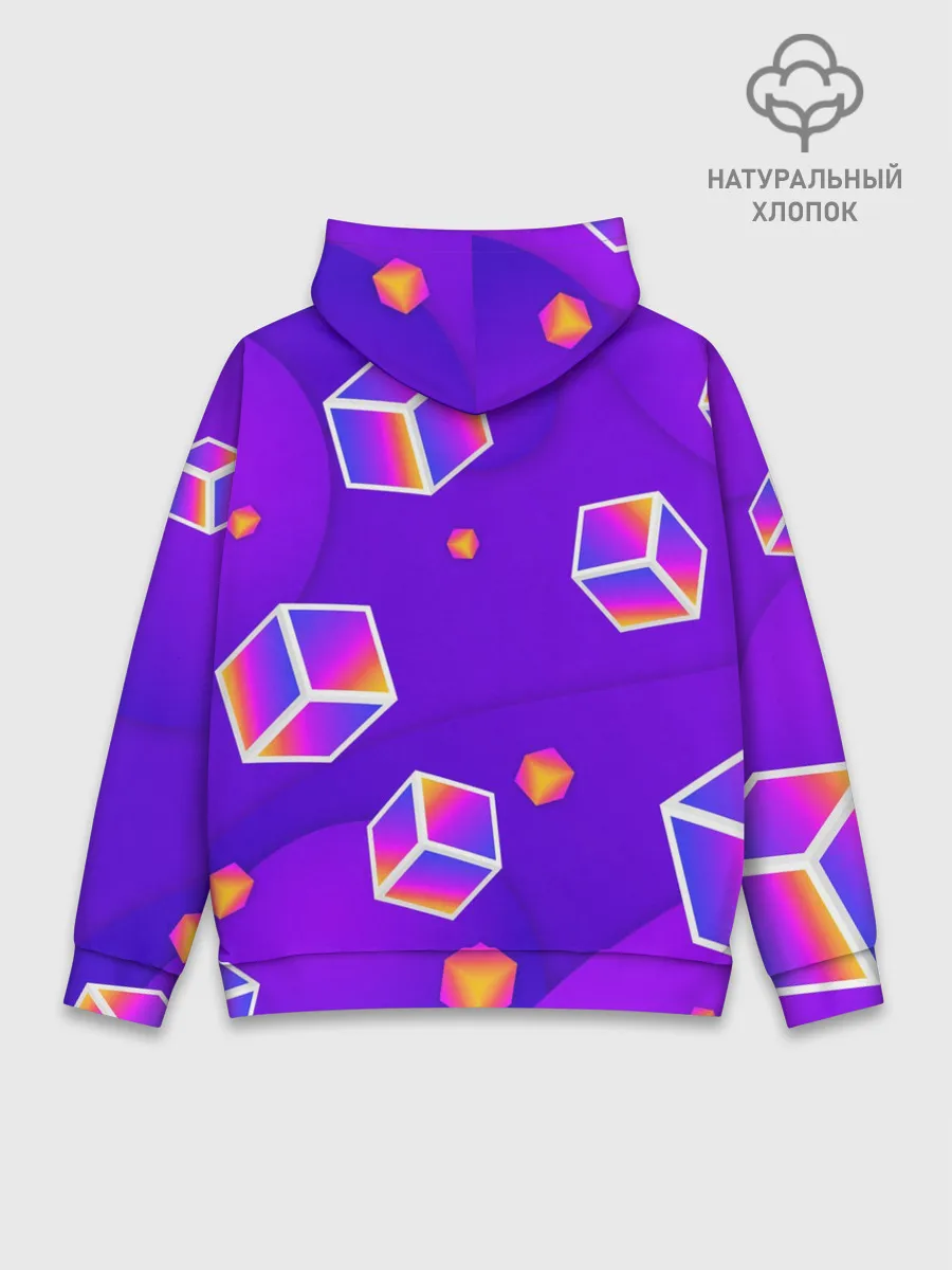 Худи мужской база хлопок / ROBLOX КУБЫ