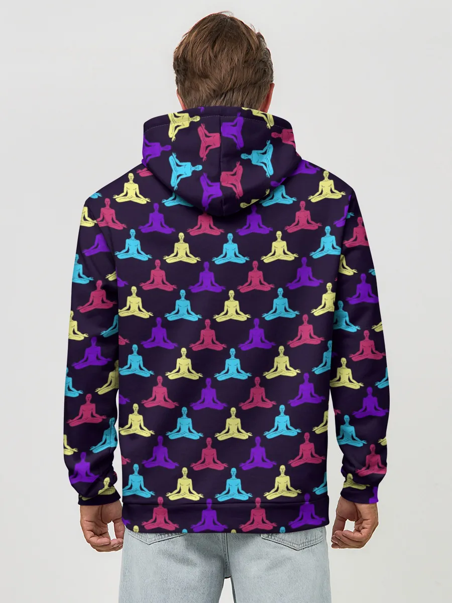 Худи мужской база хлопок / Йога