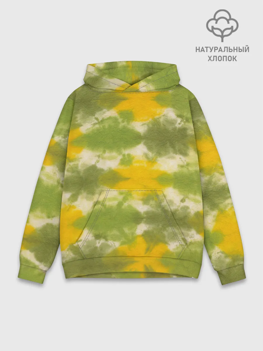 Худи мужской база хлопок / разводы краски