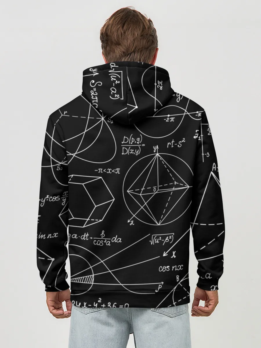 Худи мужской база хлопок / Геометрия