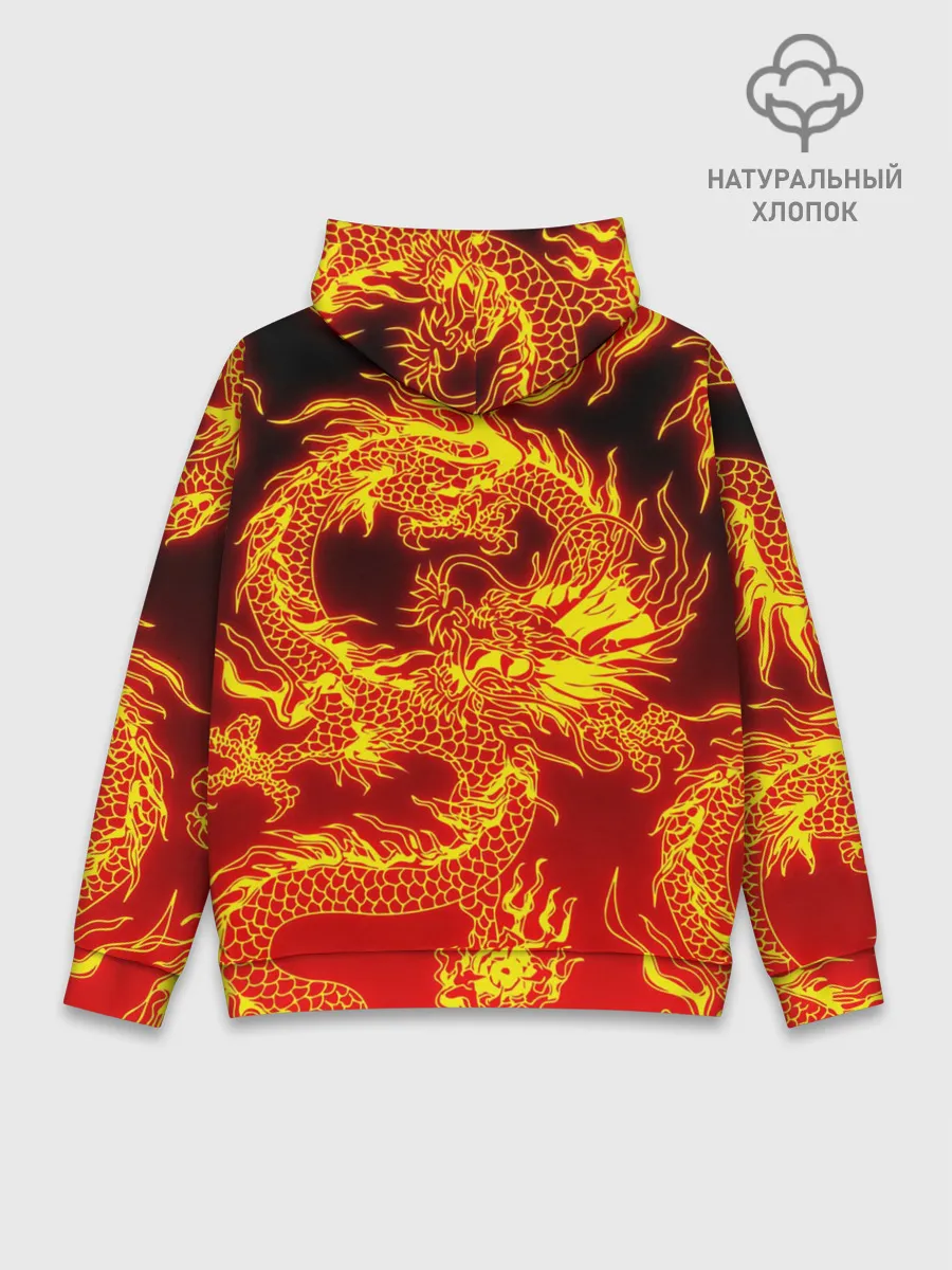 Худи мужской база хлопок / ДРАКОН