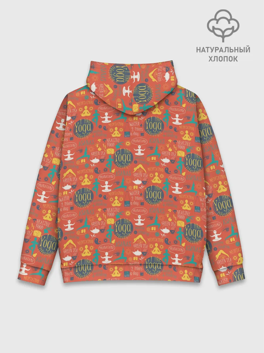 Худи мужской база хлопок / Yoga