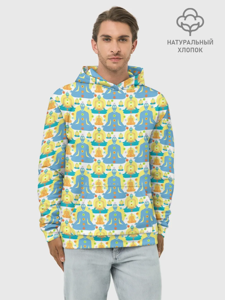 Худи мужской база хлопок / Медитация