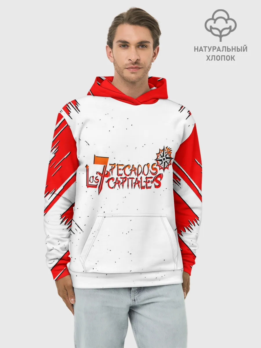 Худи мужской база хлопок / Nanatsu no Taizai lines