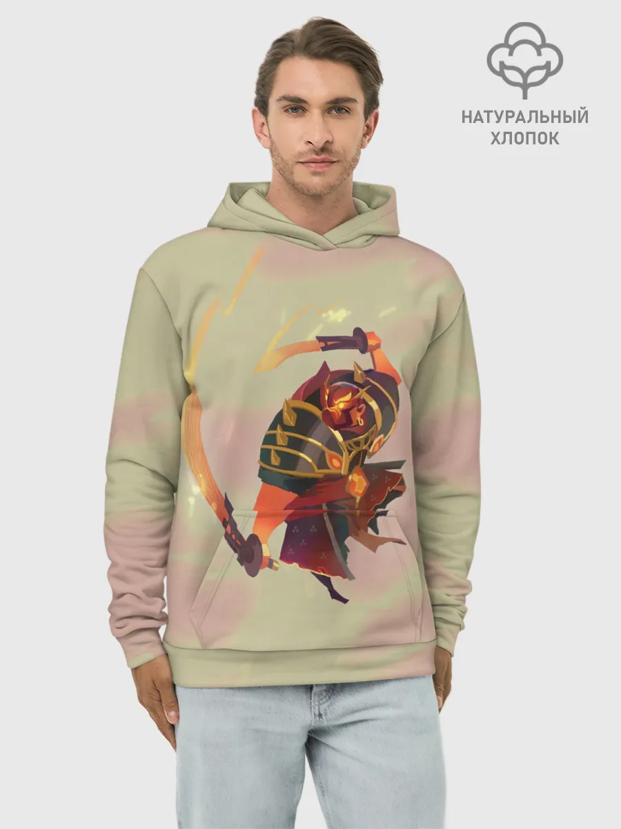 Худи мужской база хлопок / Ember | Dota 2