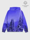 Худи мужской база хлопок / Зимний лес