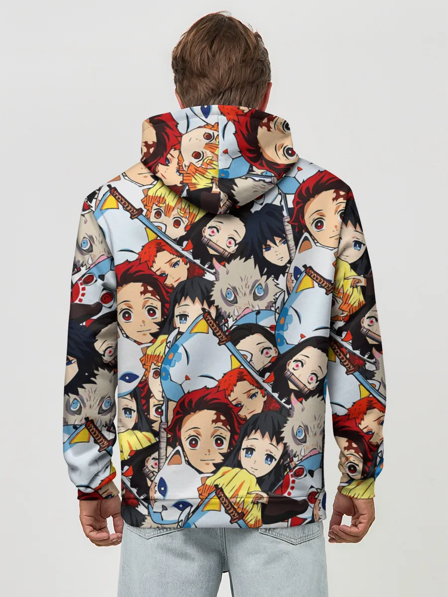 Худи мужской база хлопок / КЛИНОК, РАССЕКАЮЩИЙ ДЕМОНОВ