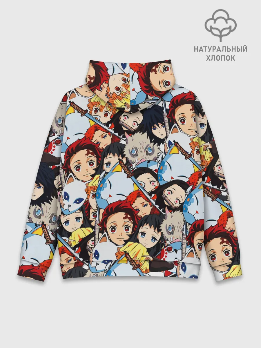 Худи мужской база хлопок / КЛИНОК, РАССЕКАЮЩИЙ ДЕМОНОВ