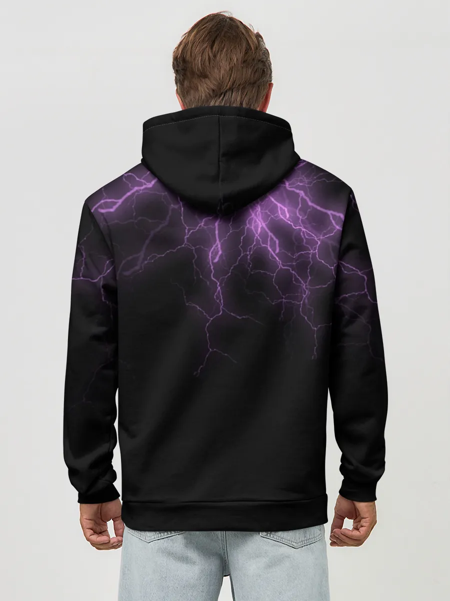 Худи мужской база хлопок / Разряд Молнии