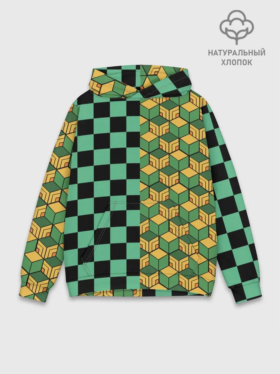 Худи мужской база хлопок / ГИЮ ТОМИОКА | TANJIRO KAMADO