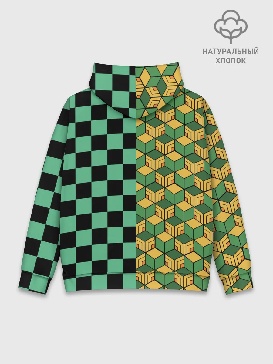 Худи мужской база хлопок / ГИЮ ТОМИОКА | TANJIRO KAMADO