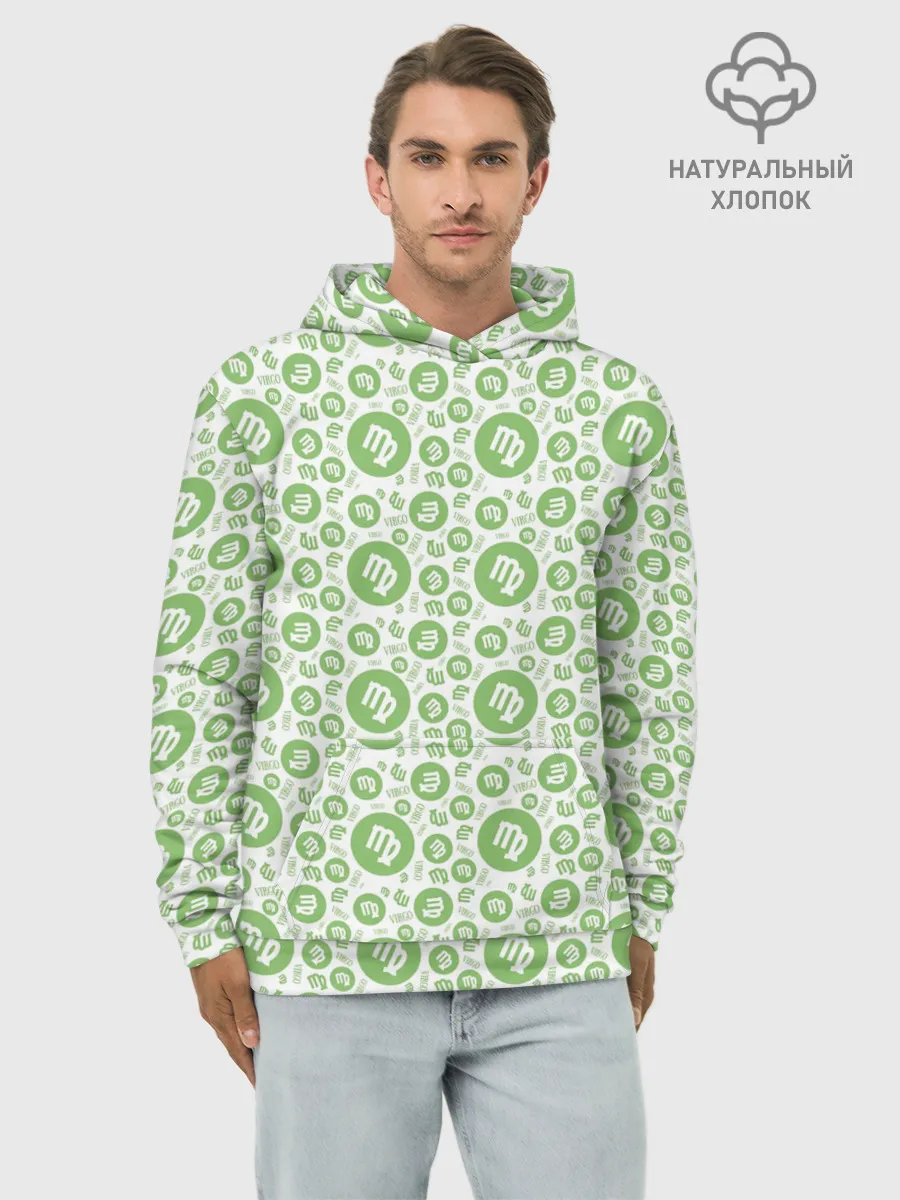 Худи мужской база хлопок / Дева