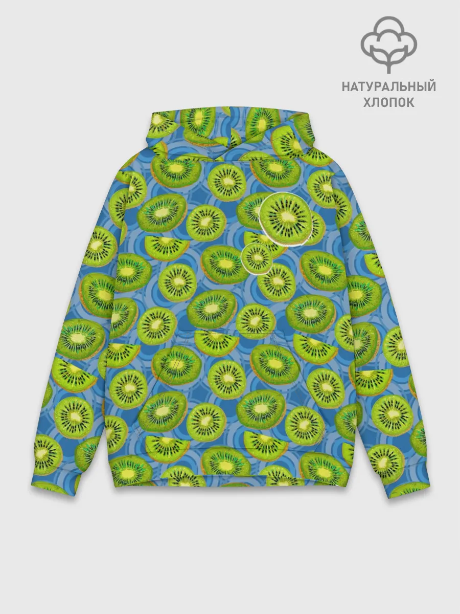 Худи мужской база хлопок / Киви